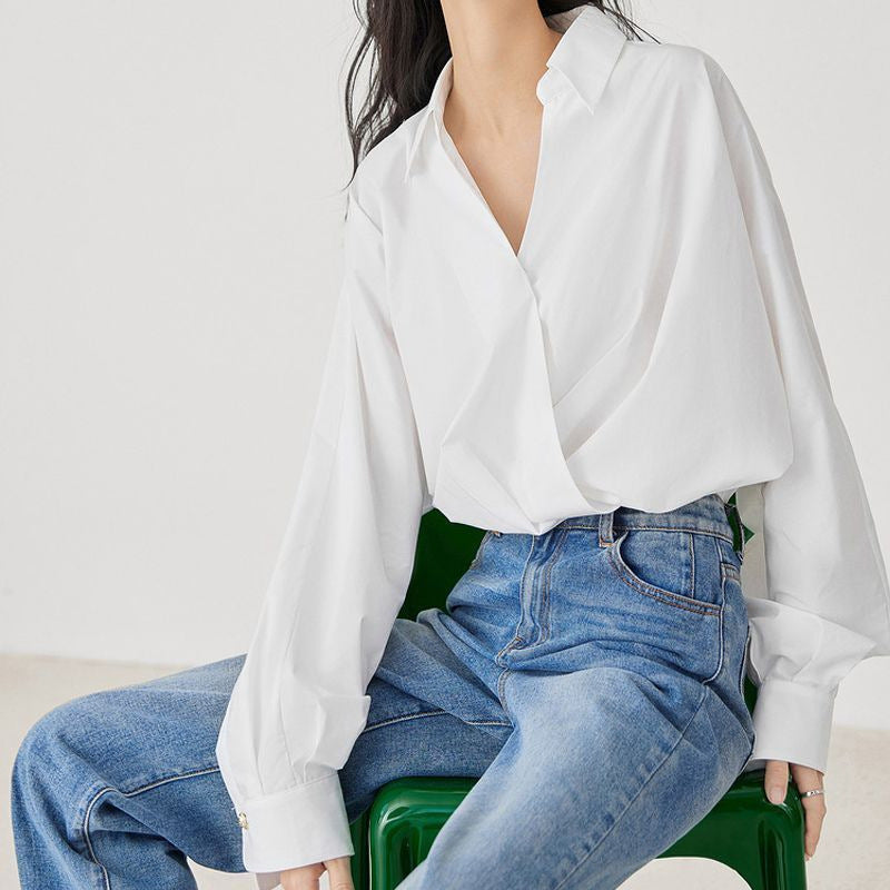 V-neck Shirt A Simple Yet Stylish Top For The Commute