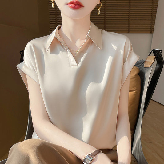 Women's Summer Wear Design Sense Niche Shirt