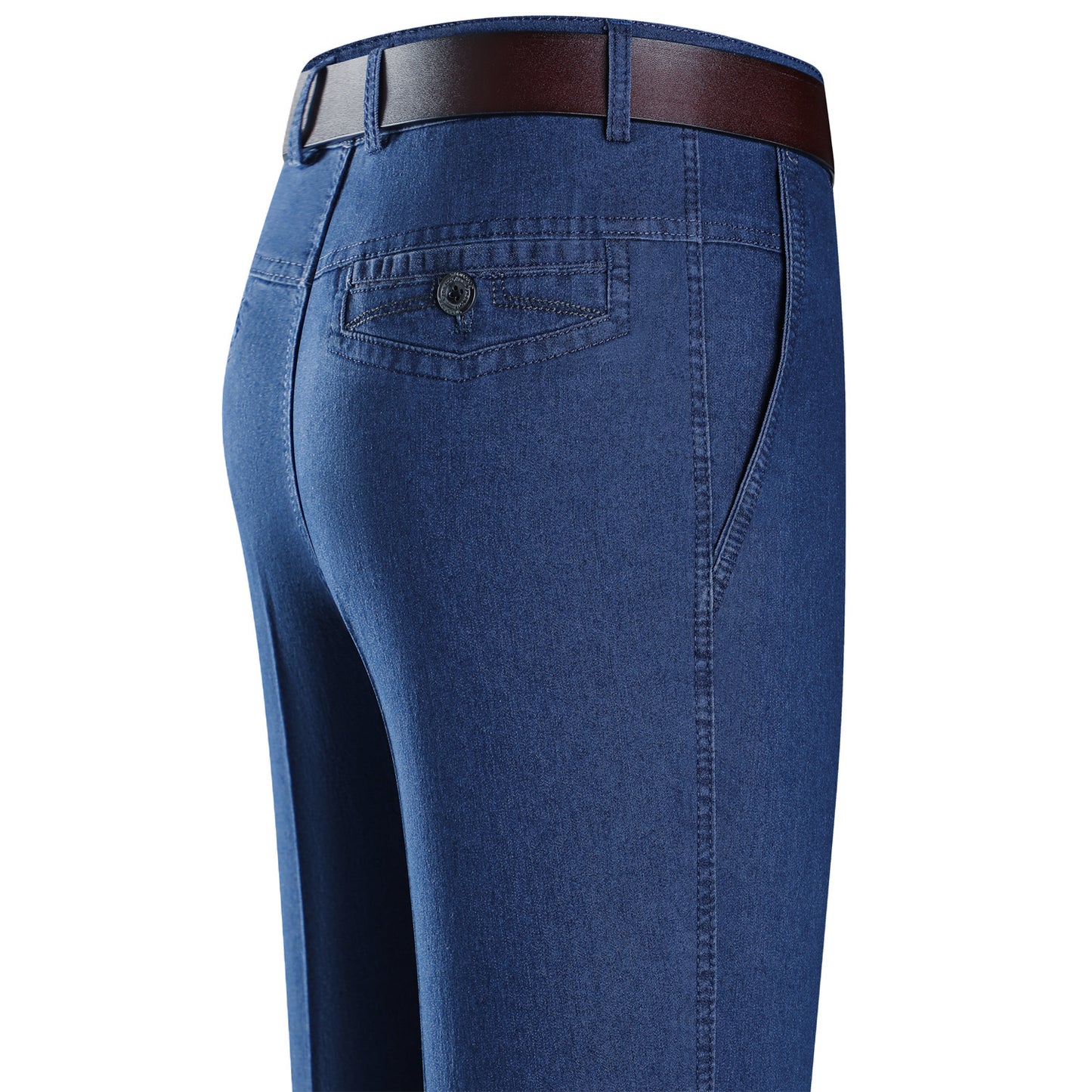 Middle Aged Men's Jeans For Autumn And Winter