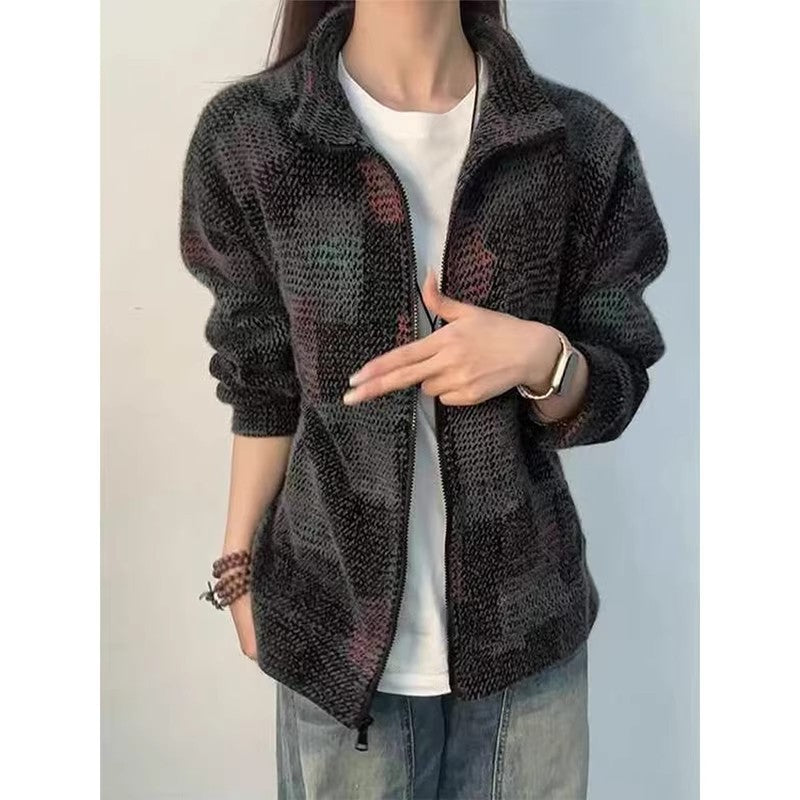 Mens Trendy Brand High-End Casual Knitted Cardigan Coat