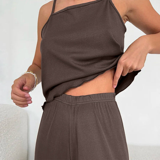 Suspender Trousers Pajamas Suit European And American
