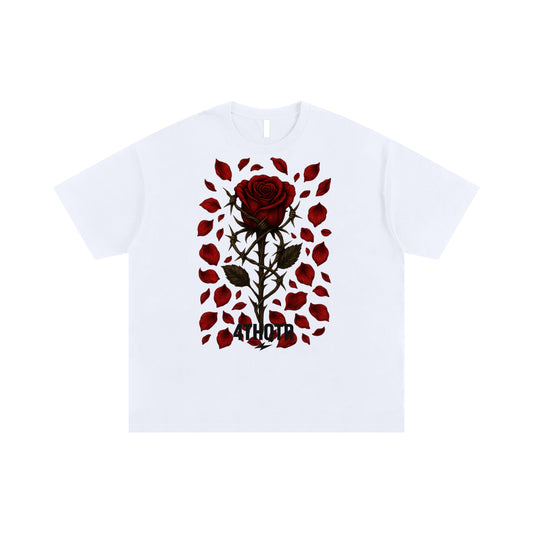 Summer Loose Short Sleeves T-shirt Men's And Women's Round Neck