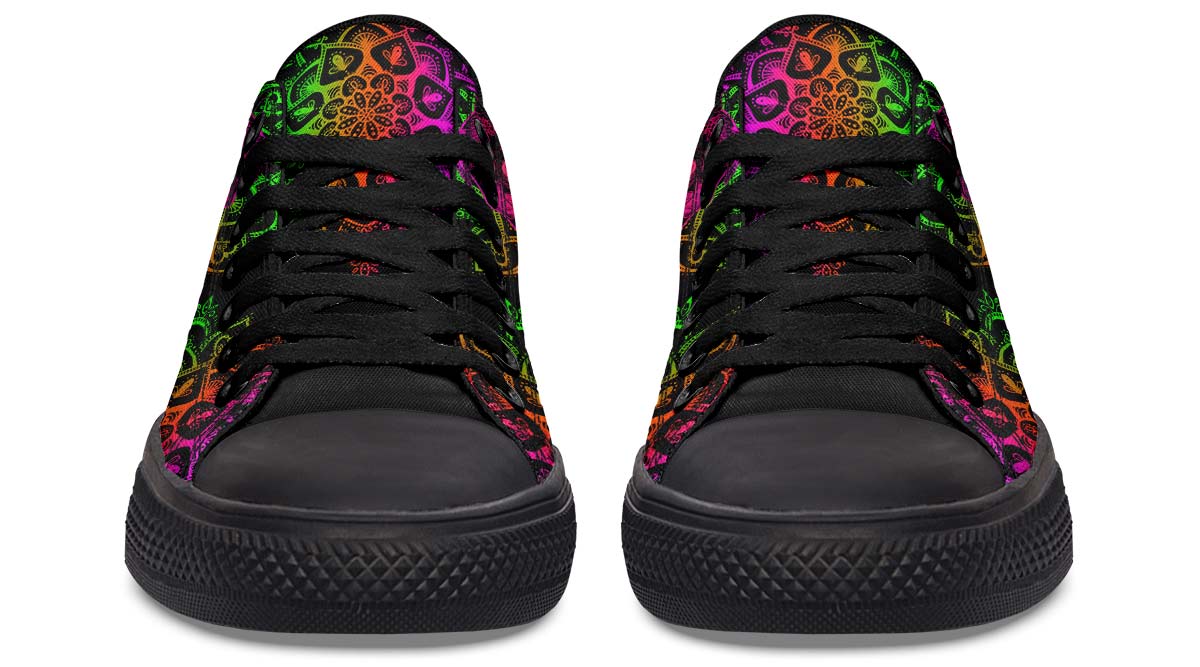 Fashion Print Couple Low-Top Canvas Shoes