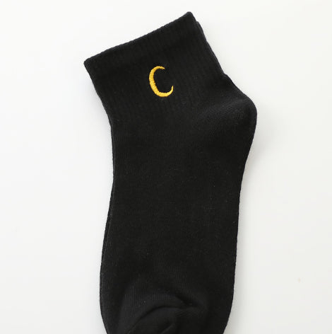 Women's Short Summer Mid-calf Sports Cartoon Women's Socks