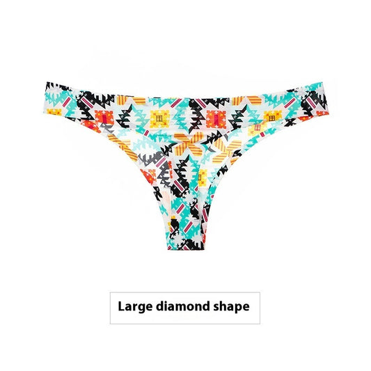 Ice Silk Seamless One-piece Women's Underwear