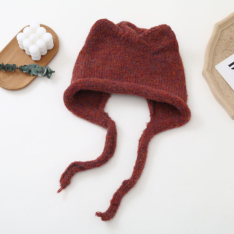 Women's Fashion Warm Cat Ears Woolen Hat