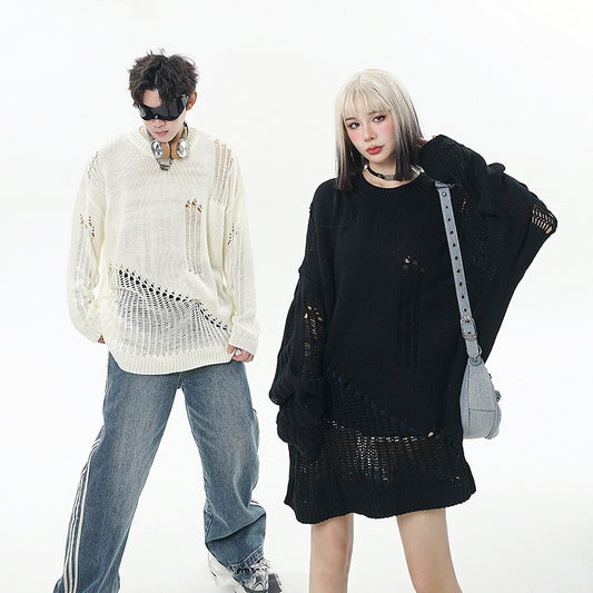 Autumn And Winter Solid Color Knitwear Couple Sweater