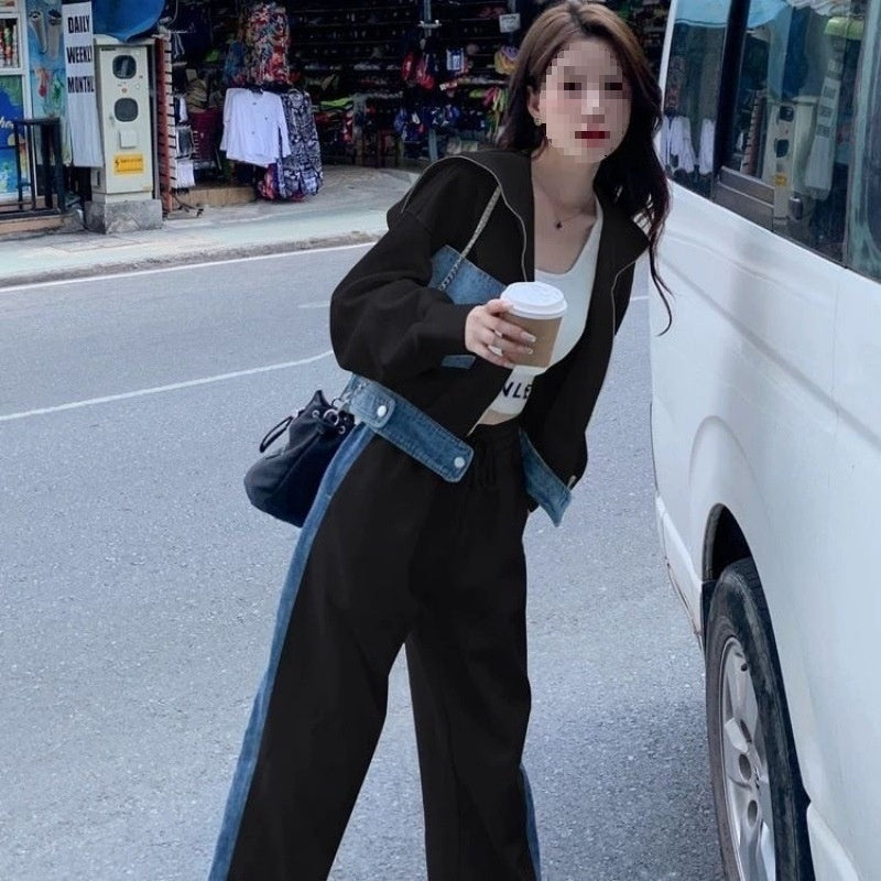 Early Autumn Outfit Set New Stylish Sporty Casual Two-Piece Set
