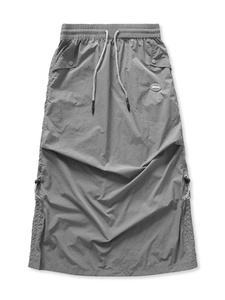 Pile Style Pleated Women's Splash-proof Split Skirt