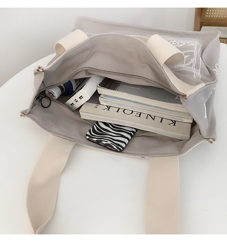 Small Design Three-dimensional Thick Canvas Bag
