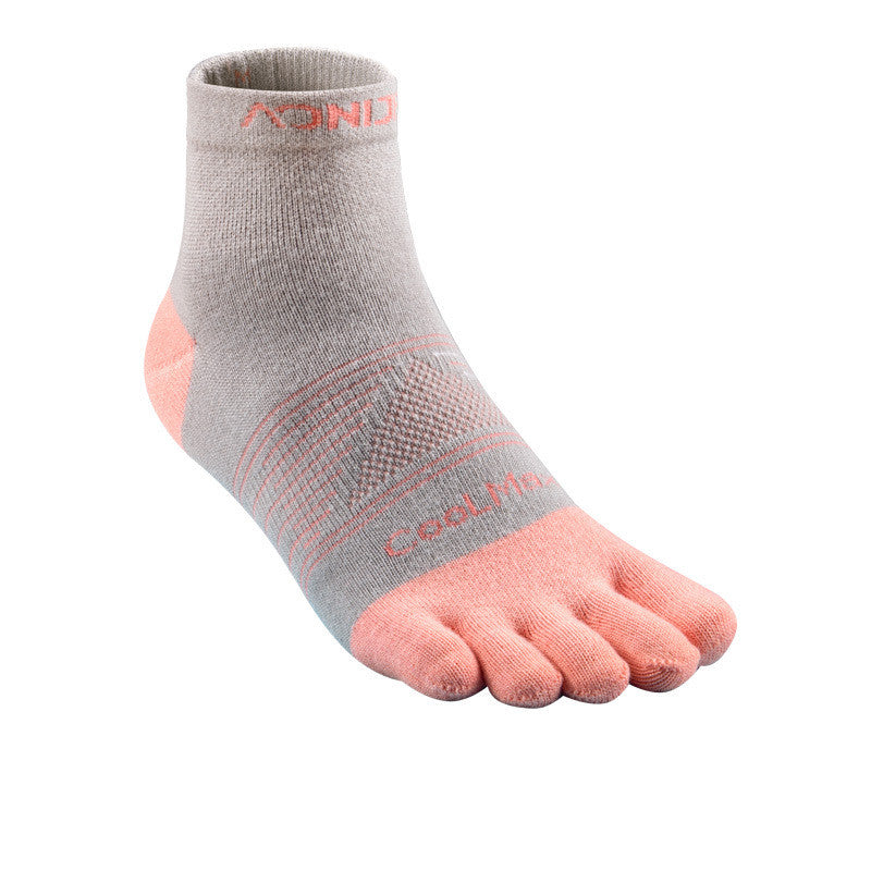 Sports Mid-tube Five-finger Breathable, Sweat-absorbing And Wear-resistant