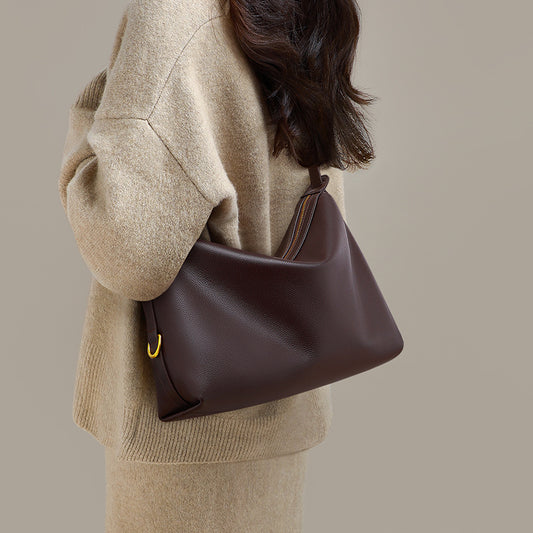 Womens Fashionable Leather Shoulder Bag