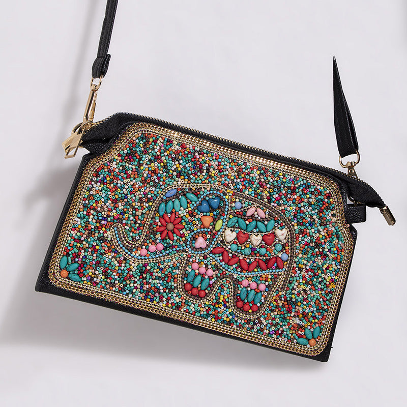 Mizhu Shell Flower Crossbody Bag