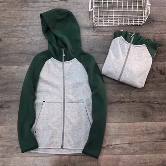 Knitted Seven Color Zipper Casual Sports Men