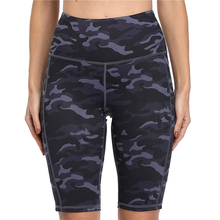 Women's Fashion Casual Leopard Print Printed High Waist High Stretch Yoga Pants
