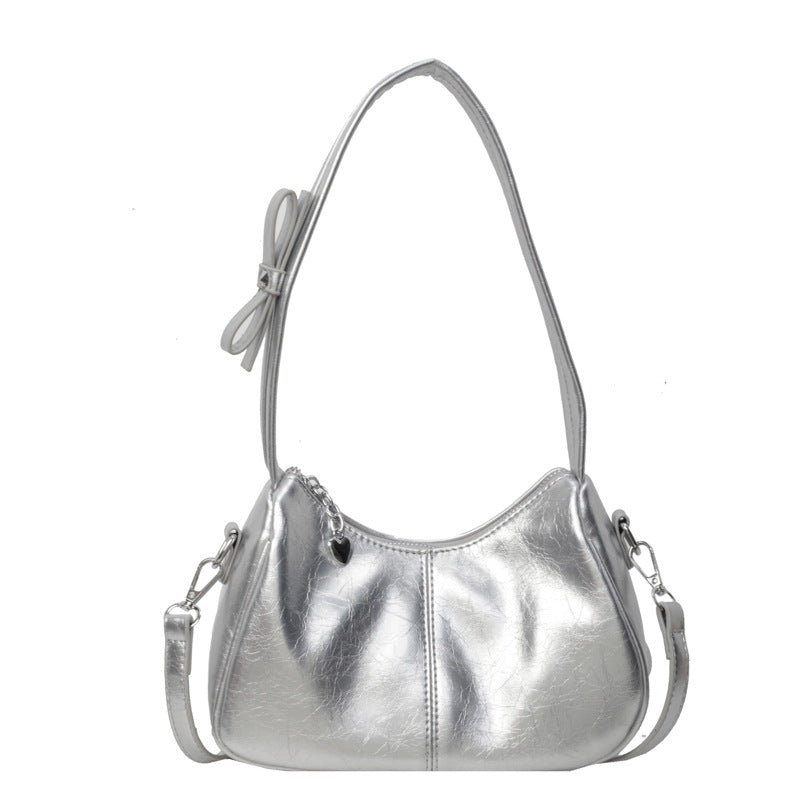 Hand Carrying Red Underarm Oblique Shoulder Bag