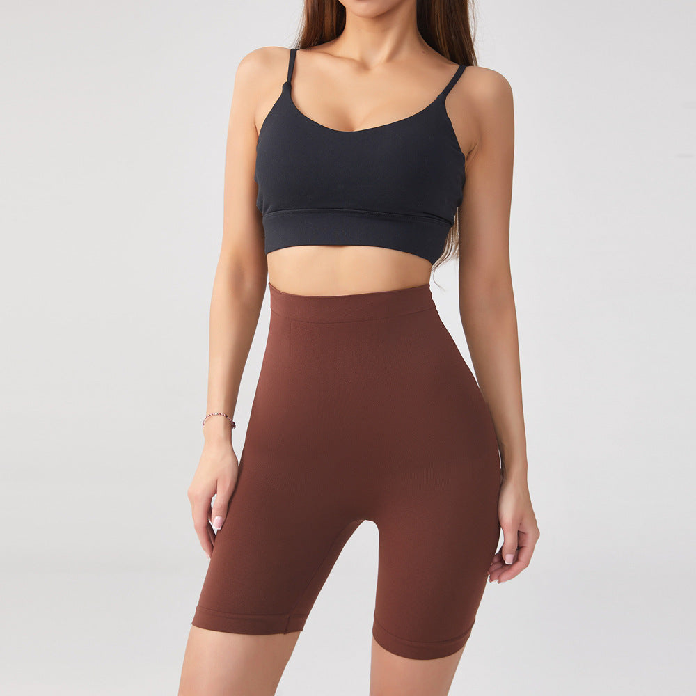 High Waist Body Shaping Middle Pants Seamless Running Sports