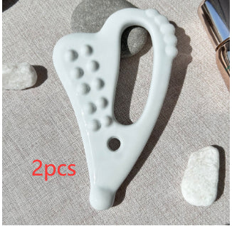 Ceramic Scraping Facial Massage Beauty Board