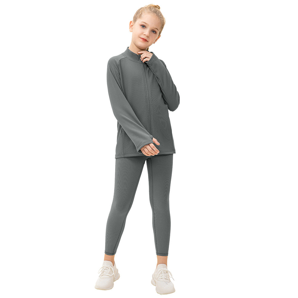 Striped Nylon Fitness Running Pants