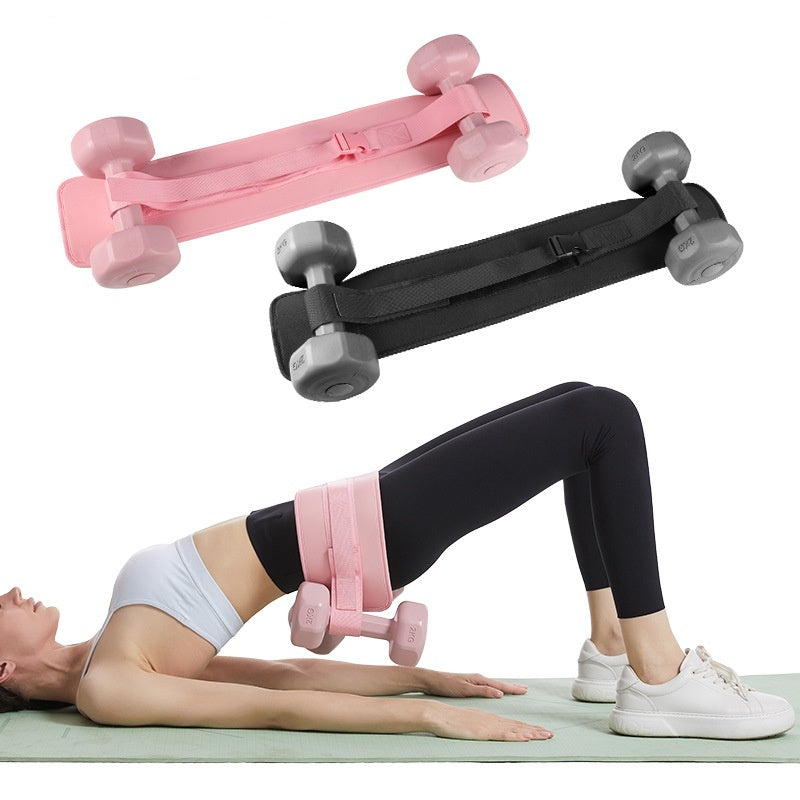 Dumbbell Barbell Vægtbærende Hoftebro Hjælperem Træningsbælte