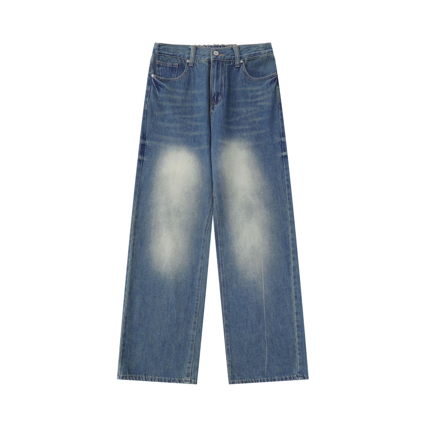 Vintage White High Street Loose Jeans
