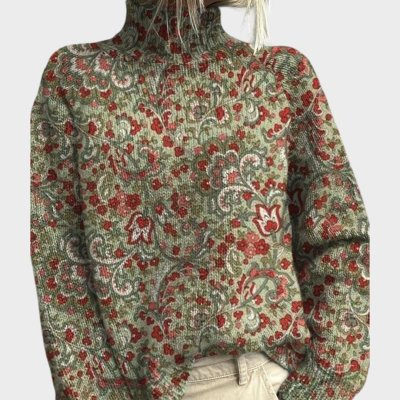 Christmas Long-Sleeve Lapel Tote Sweater Hoodie