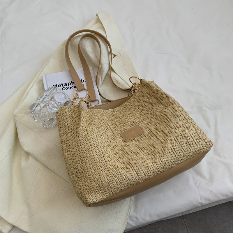 Women's Retro Texture Large Capacity Bag