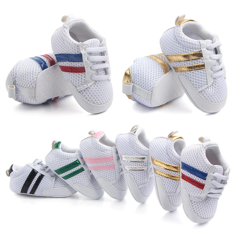 Spring And Autumn Breathable Mesh Baby's Shoes Soft Bottom Non-slip Baby Toddler Shoes