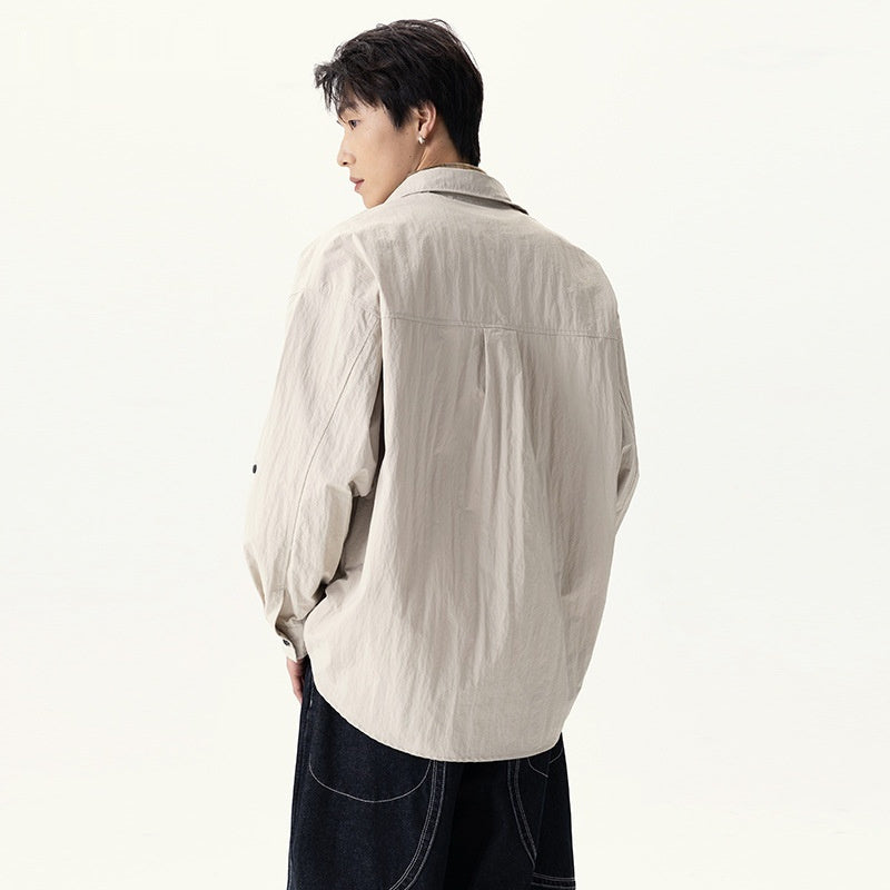 Men's Shirt Jacket Retro Fashion