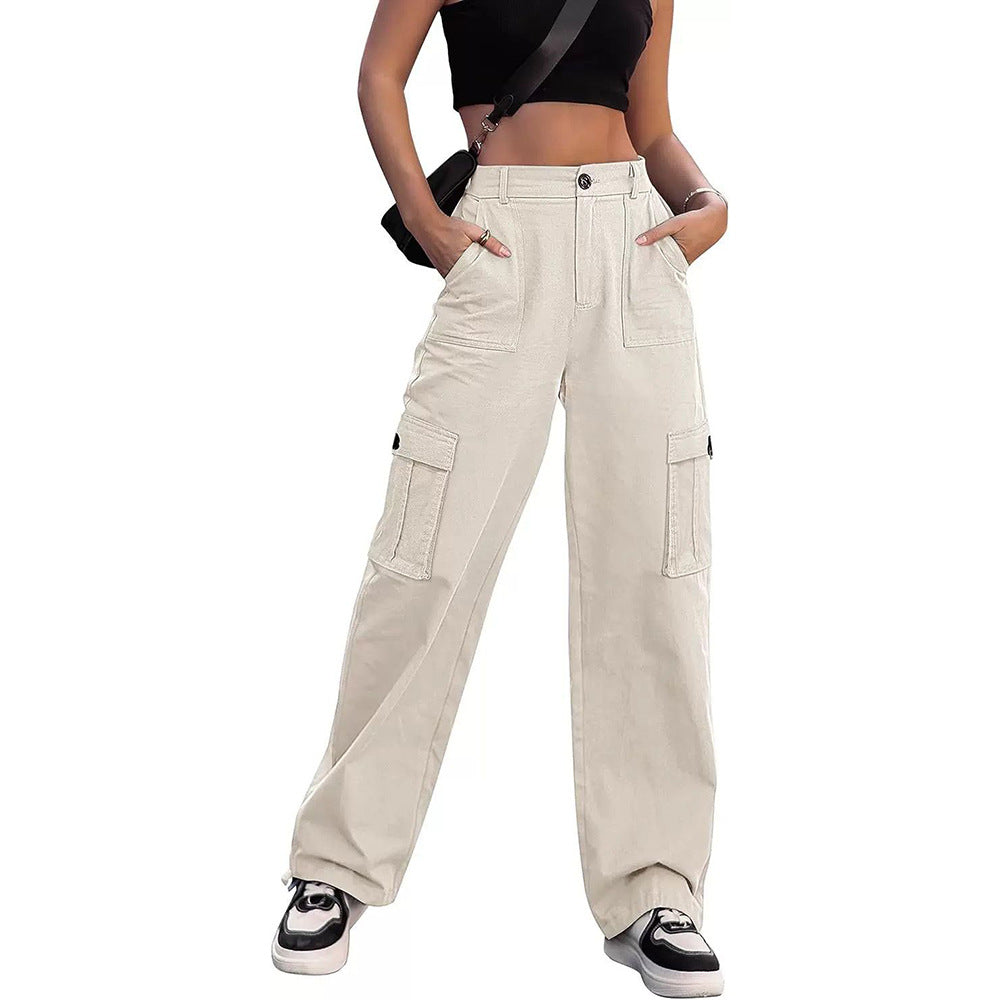 Loose Slimming Trendy Wide-leg Trousers