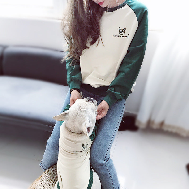 Dog Clothing Korean Style Long-sleeved T-shirt