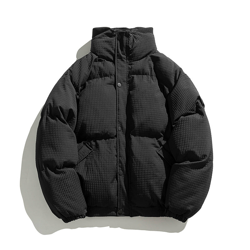 Thickened Short Winter Pure Color Warm Keeping Cotton Jacket