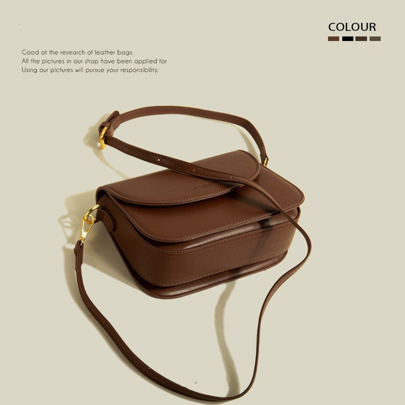 Saddle Bag Women's Simple Retro Textured