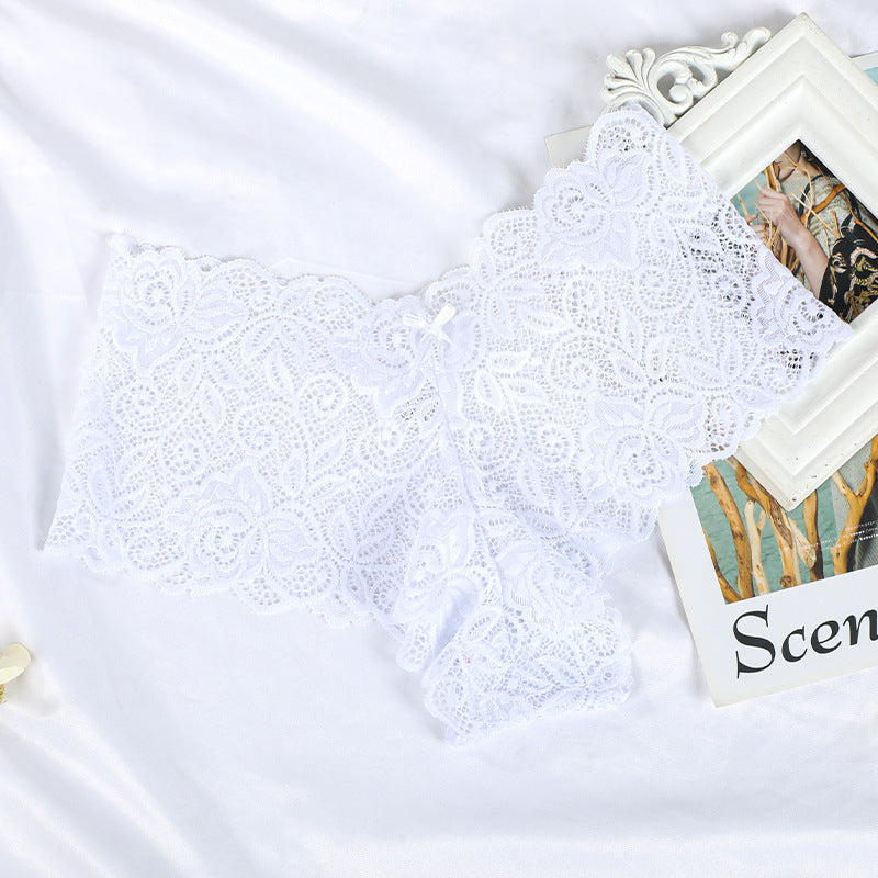 Lace Traceless Sheer Hollow Underwear