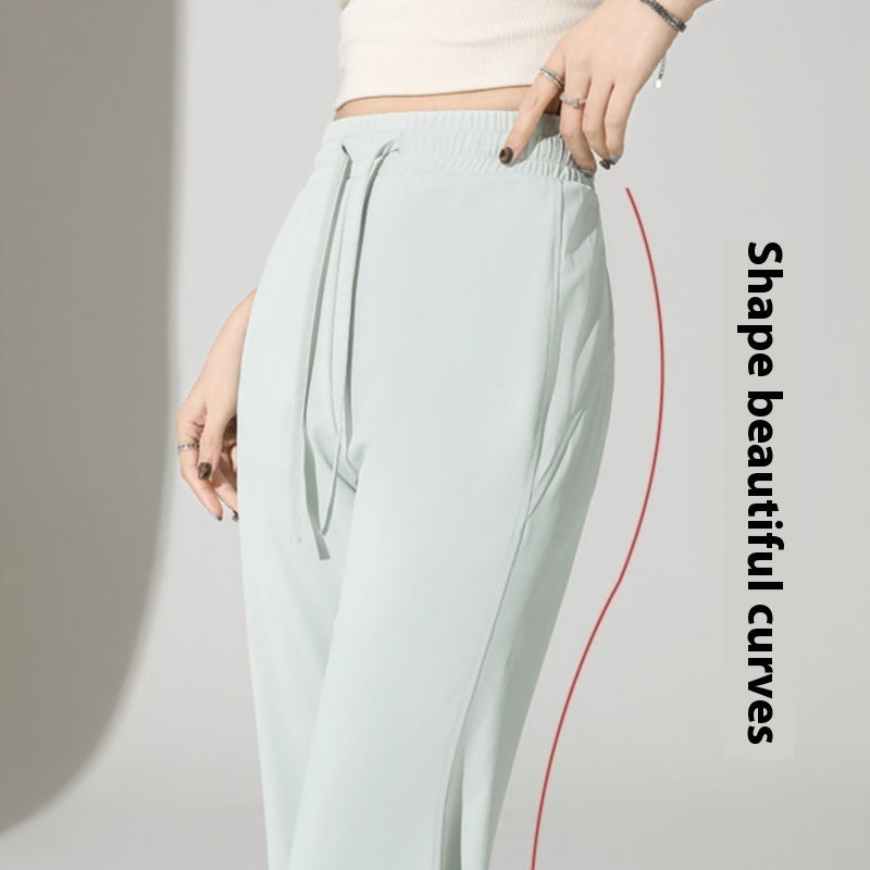 UPF150 Cool Bootcut Trousers Slim Elastic Casual Pants