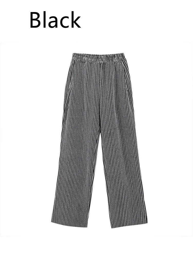 Straight-tube Draping Floor Loose Wide Leg Pants