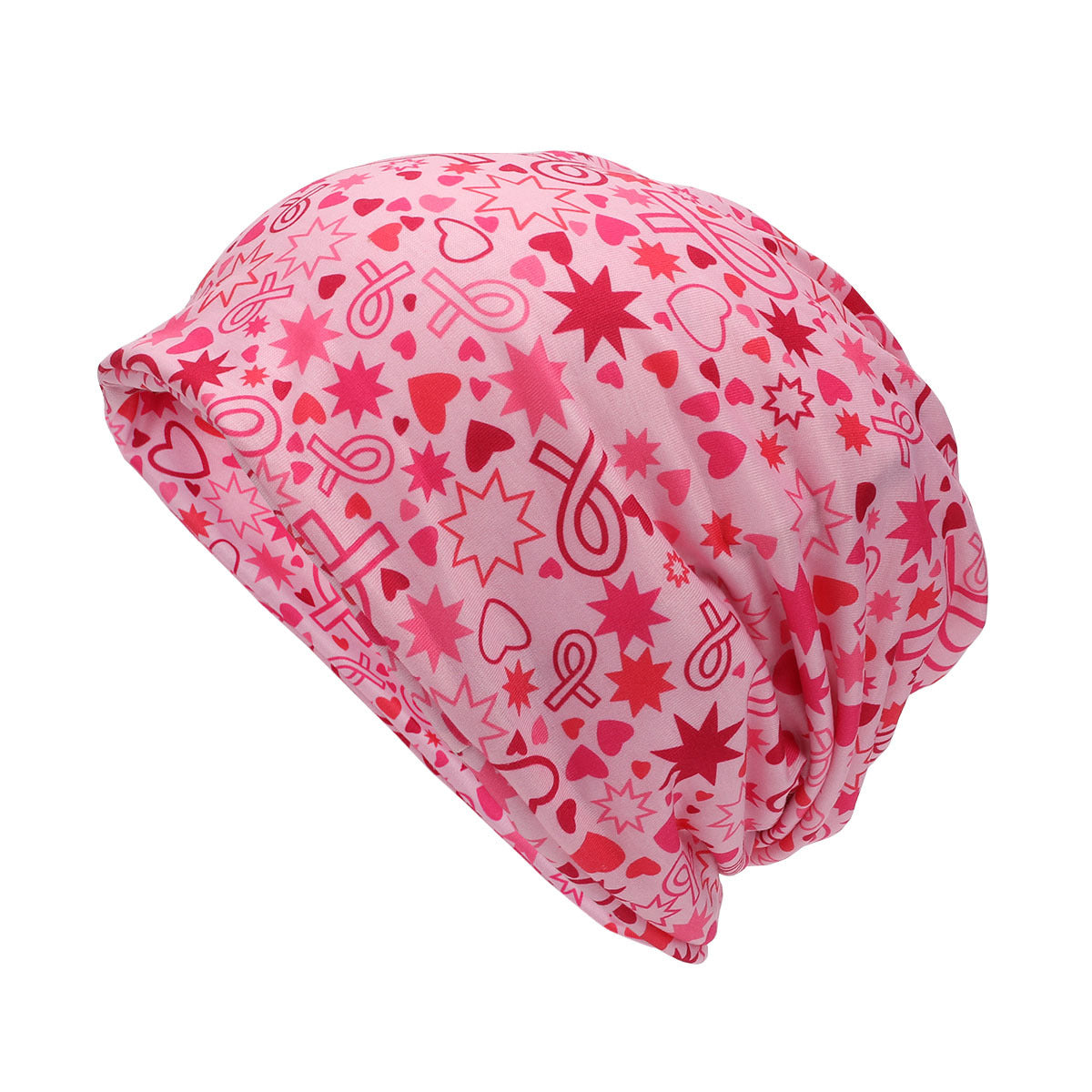 Breast Cancer Awareness Day Patterned Headscarfhat