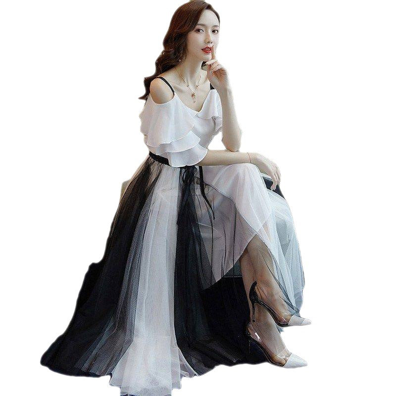 Summer Two-piece Chiffon Mesh Camisole