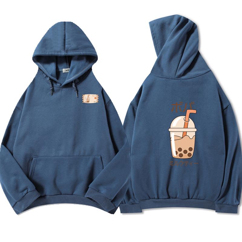 New Printed Sweater Loose Casual Men And Women Loose Round Neck Top