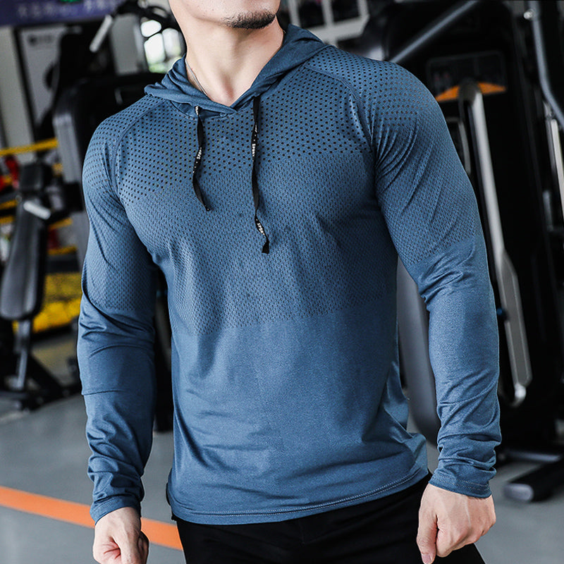 Men's Quick-drying Top Sports Long Sleeve Loose