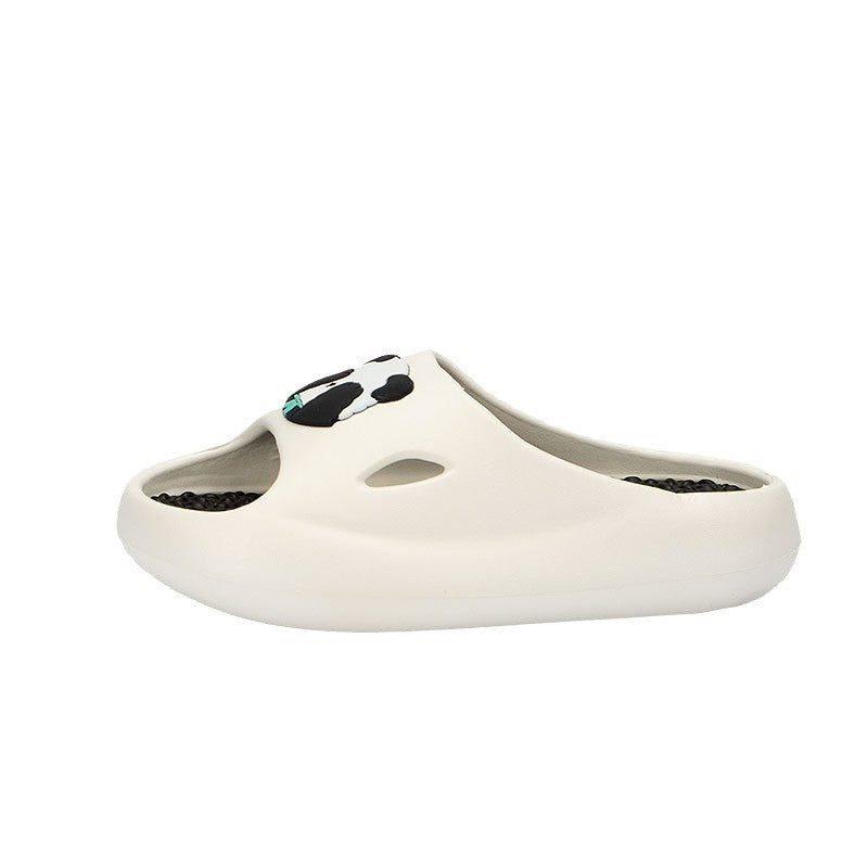 Slip-on Feeling Height Increasing Slippers Summer Outdoor Cartoon Platform Interior Home Slippers