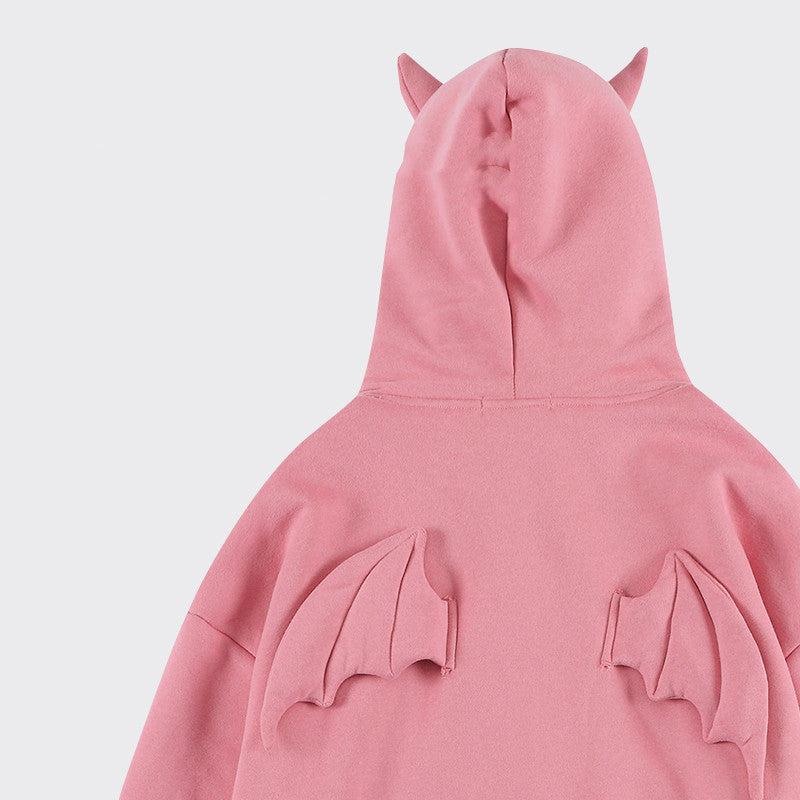 Trick Or Treat Little Devil Wings Design Cute Sweater