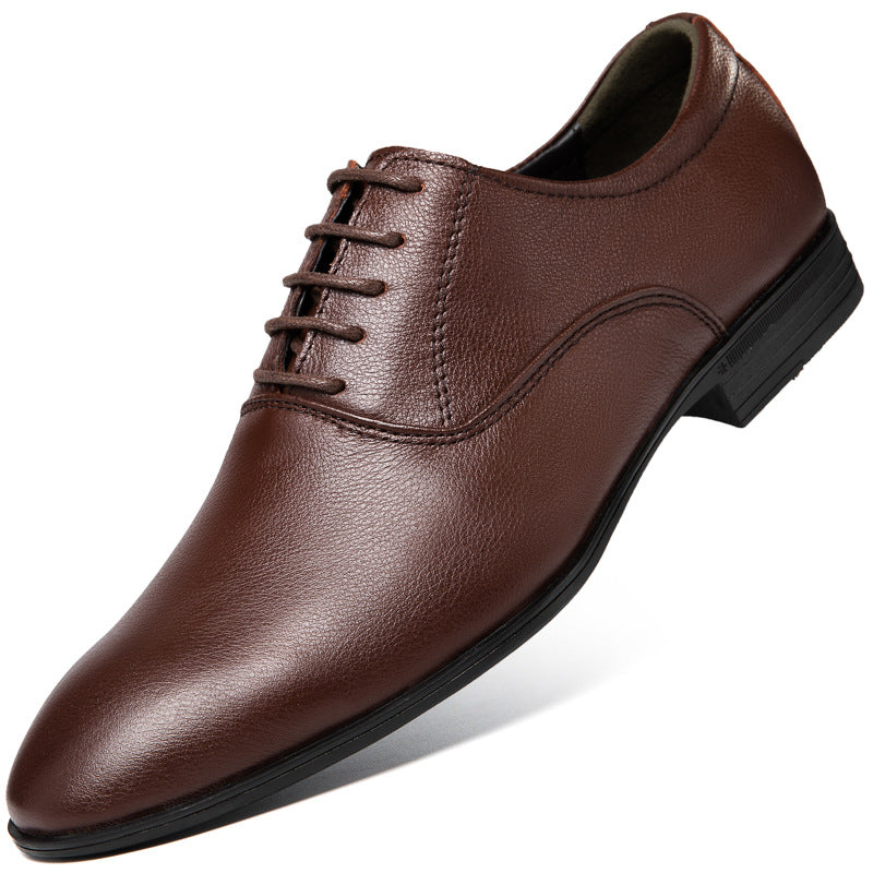 Men's Pointed Business Casual Leather Shoes