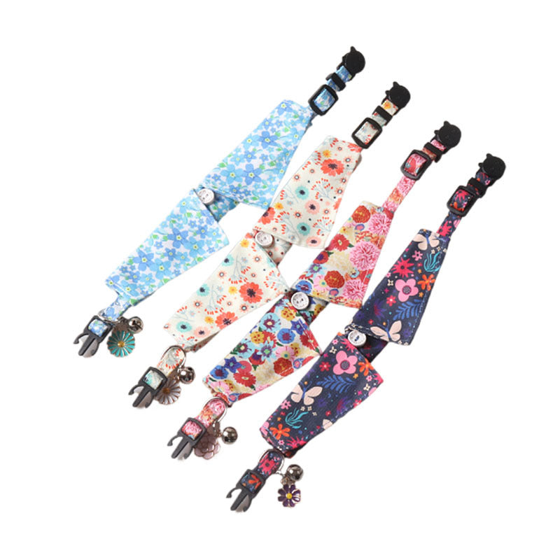Fruit Blossom Series Bow Tie Cat Collar