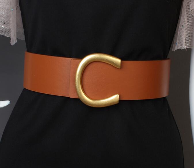Coat Wide Belt Ladies Decorative Fashion Matching Dress