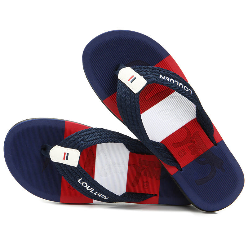 European And American Fashion Slippers Men's Trendy Outer Wear Clip