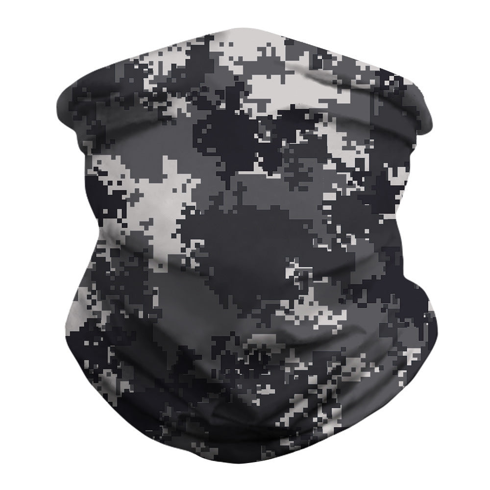 Digital Camouflage Printed Outdoor Insect Repellent Riding Mask