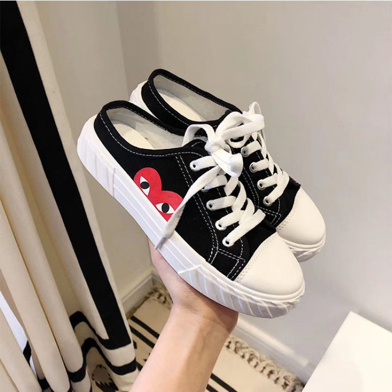 Korean Version All-match Running Mesh White Casual Shoes