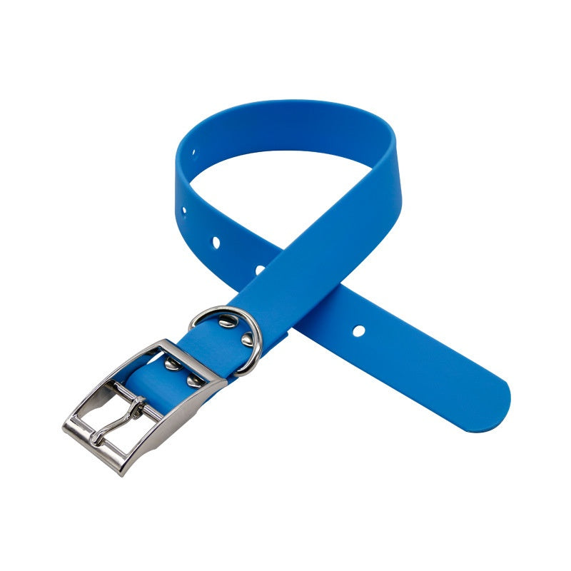 Factory Wholesale PVC Plastic Waterproof Dog Collar Wear-resistant Dog Collar Out Dog Traction Collar Pet Supplies