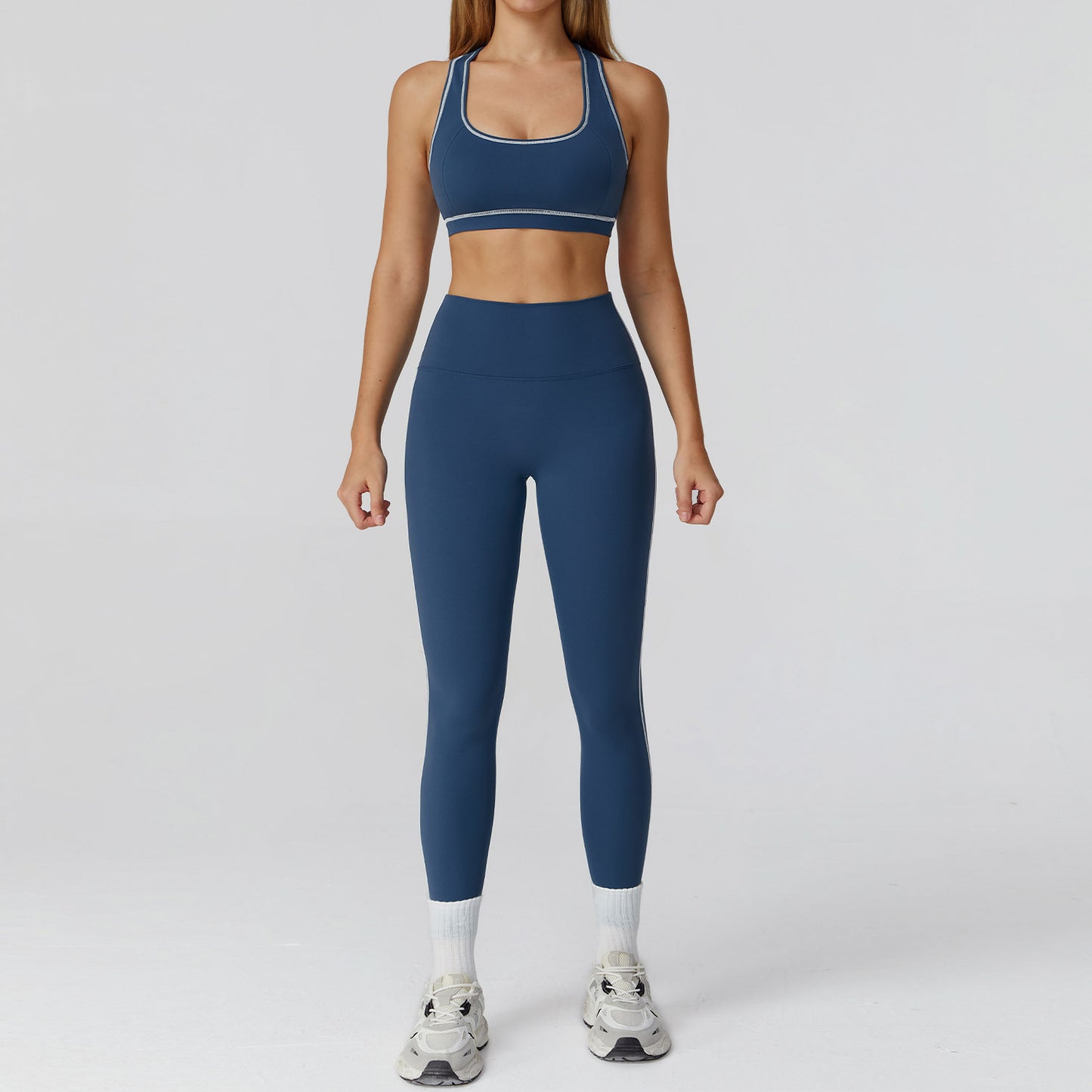 Zipper Slim Fit Yoga Health Sports Three-piece Suit